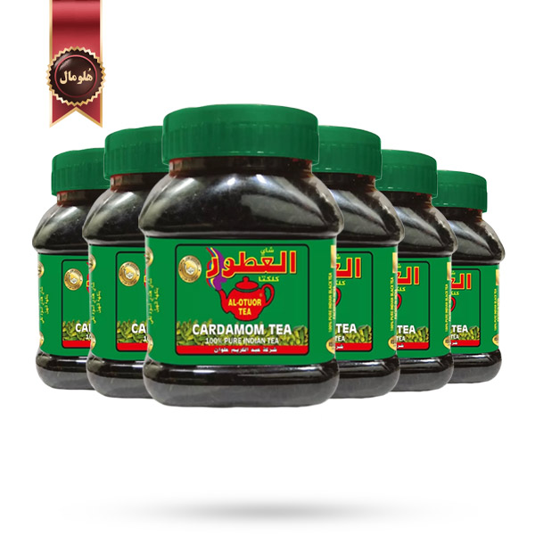 6 عدد چای العطور کلکته Al-otuor مدل هل cardamom وزن 200 گرم