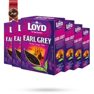 6 بسته چای سیاه لوید LOYD مدل ارل گری Earl Grey وزن 100 گرم