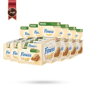 6 بسته شکلات غلات فیتنس نستله Nestle fitness مدل طعم شکلات سفید White Chocolate پک 16 تایی (اورجینال)
