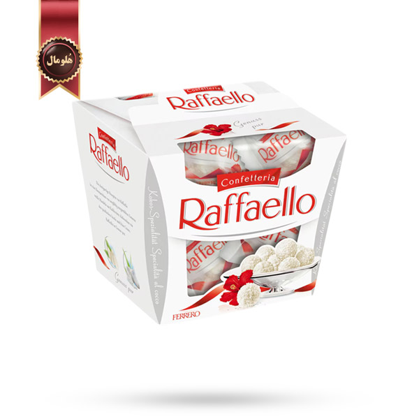 شکلات کادویی رافائلو فررو Ferrero Raffaello مدل نارگیلی Coconut وزن 150 گرم (اورجینال)