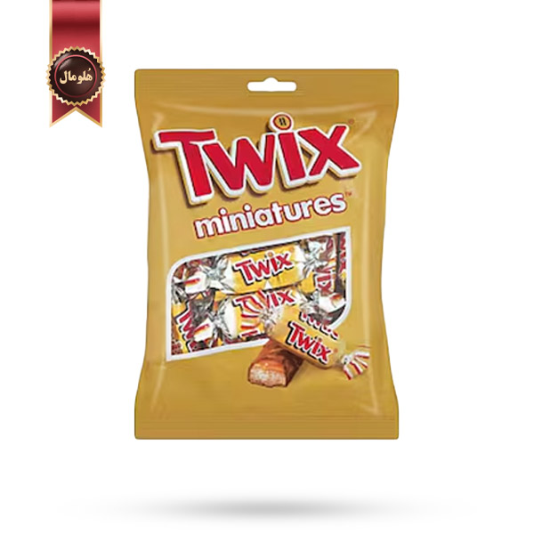 شکلات مینیاتوری تویکس Twix وزن 150 گرم (اورجینال)