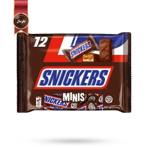 شکلات مینی اسنیکرز Snickers پک 12 تایی (اورجینال)