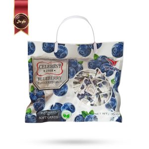 آبنبات نرم هوپی Hoopie مدل طعم بلوبری Blueberry وزن 350 گرم (اورجینال)