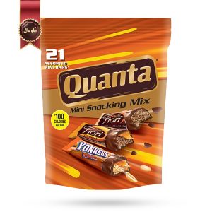 شکلات ویفری کوانتا Quanta مدل مخلوط Mix Chocolate پک 21 عددی