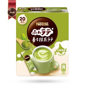 چای ماچا نستله Nestle مدل لاته فوری معطر Matcha Latte پک 20 ساشه ای