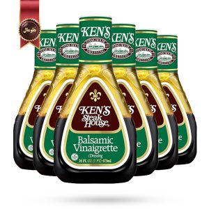 6 عدد سس کنز استیک هاوس Ken’s Steak House مدل وینیگرت بالزامیک Balsamic Vinaigrette وزن 473 گرم