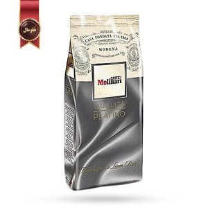 دانه قهوه مولیناری Molinari مدل کیفیت درجه یک Qualita Platino یک کیلویی