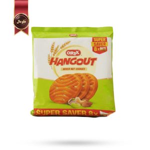 کوکی هانگوت اوریکس ORYX Hangout مدل طعم مغز های مخلوط Mixed Nut پک 8 تایی (اورجینال)