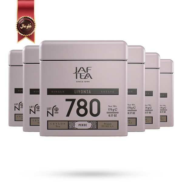 6 عدد چای جف تی JAF TEA مدل پیکو لیونتا Pekoe Liyonta 780 وزن 175 گرم (اورجینال)