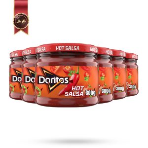 6 عدد سس دوریتوس Doritos مدل سالسا تند Hot Salsa وزن 300 گرم