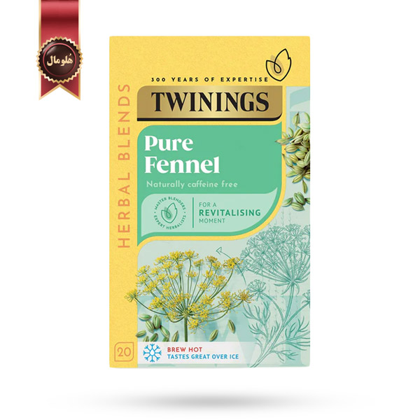 دمنوش توینینگز Twinings مدل رازیانه خالص Pure Fennel پک 20 تایی