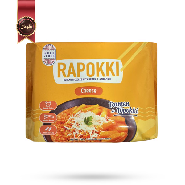 راپوکی گود سئول Good Seoul با طعم پنیری Cheese وزن ۱۳۲ گرم