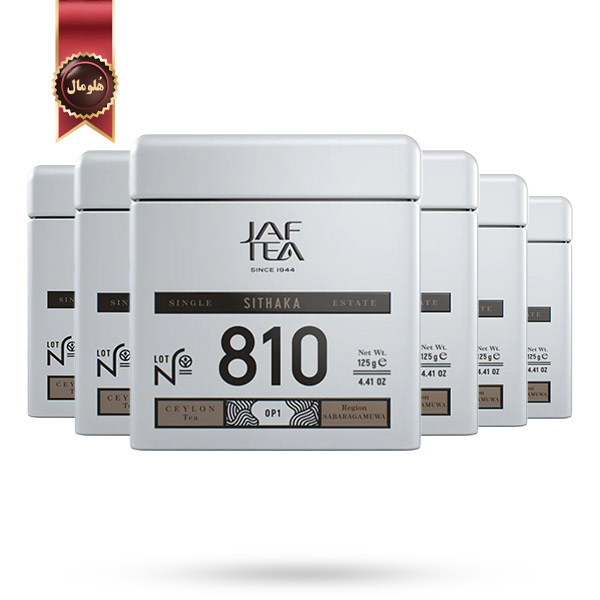 6 عدد چای جف تی JAF TEA مدل او پی وان سیتاکا OP1 Sithaka 810 وزن 125 گرم (اورجینال)