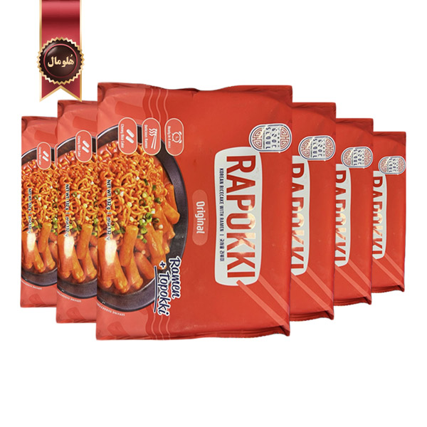 6 عدد راپوکی گود سئول Good Seoul با طعم اورجینال Original وزن ۱۳۲ گرم