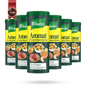 6 عدد چاشنی خشک غذا کنور Knorr مدل آرومات Aromat وزن 90 گرم