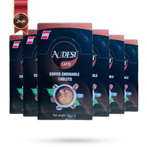 6 بسته قرص خوشبو کننده دهان آودسی Aodesi مدل با طعم لاته Latte پک 12 تایی