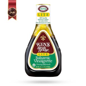 سس کنز استیک هاوس Ken’s Steak House مدل لایت بالزامیک Lite Balsamic Vinaigrette حجم 473 میلی لیتر (اورجینال)
