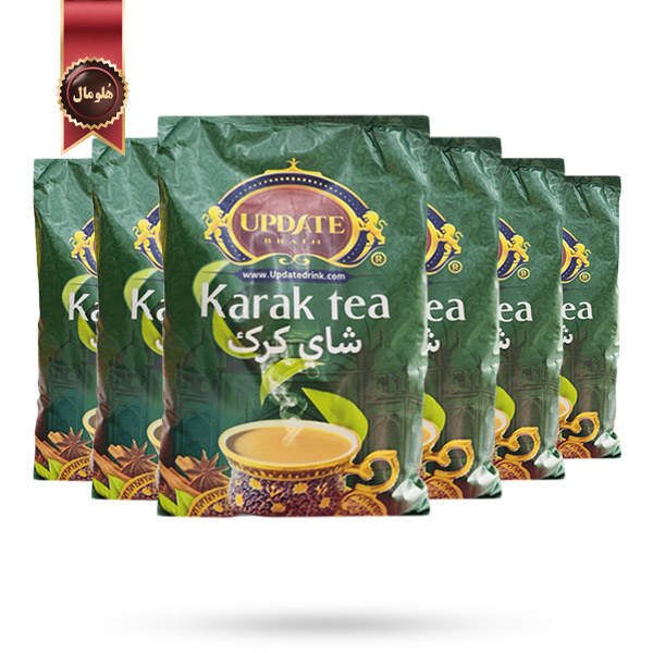 6 بسته چای کرک آپدیت update مدل اورجینال (کلاسیک) original وزن 500 گرم