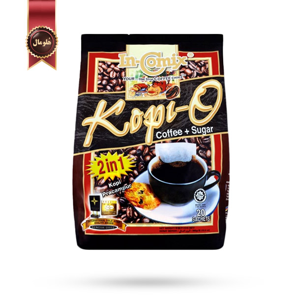قهوه فوری این کامیکس In-Comix مدل کپی-او 2in1 Kopi-O پک 20 عددی