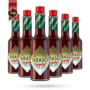 6 عدد سس تاباسکو TABASCO مدل فلفل دودی چیپوتل Chipotle Pepper حجم 60 میلی لیتر