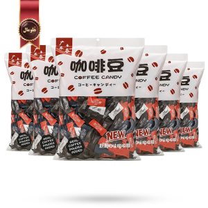 6 بسته آبنبات قرصی قهوه‌ کافی کندی گوانگ‌ دونگ Guangdong Coffee Candy وزن یک کیلویی (اورجینال)