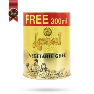 روغن جامد اصیل Aseel مدل گیاهی Vegetable Ghee حجم 2300 میلی‌ لیتر
