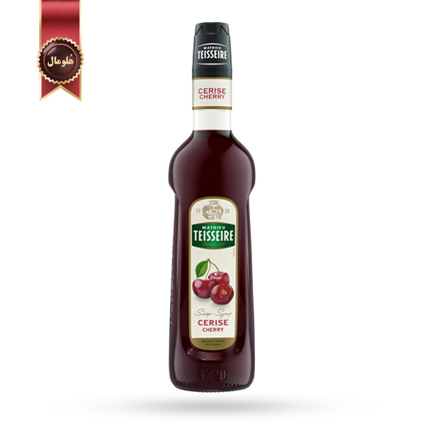 سیروپ تیزر Teisseire Syrup مدل گیلاس Cherry وزن 700 گرم