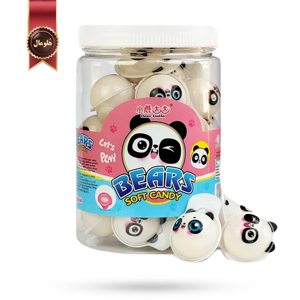مارشمالو ژله ای دیر دادا Deer DaDa مدل پاندا با طعم هلو Bears panda پک 30 تایی