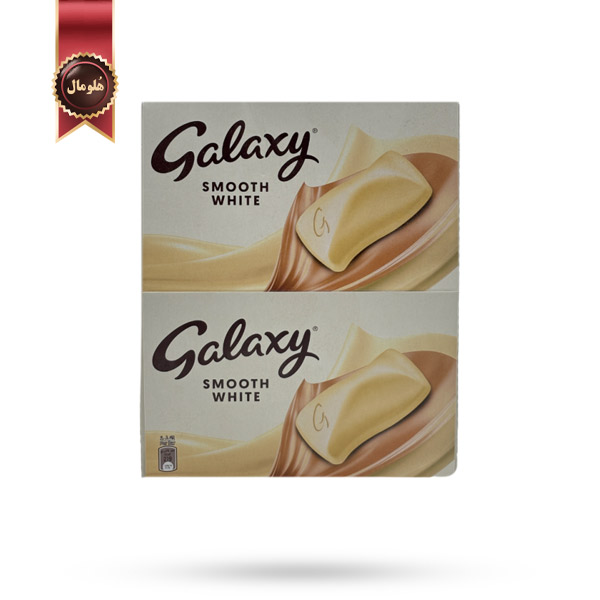 شکلات گلکسی Galaxy مدل شکلات سفید نرم Smooth White پک 24 تایی (اورجینال)