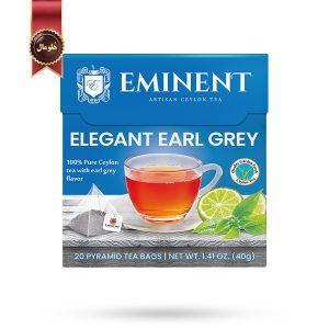 چای کیسه ای هرمی امیننت Eminent مدل ارل گری شیک Elegant Earl Grey پک 20 تایی (اورجینال)