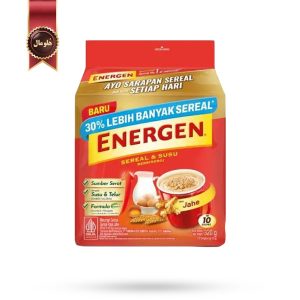 پودر غلات فوری انرژن Energen طعم زنجبیل Jahe بسته 10 عددی