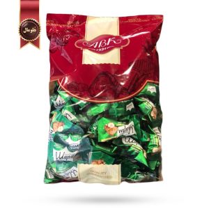 شکلات پذیرایی ای بی کی ABK مدل واپم با مغز کرم فندق WAPM وزن 1 کیلویی