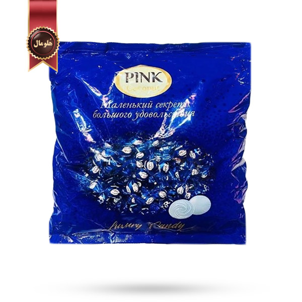 شکلات ترافل پذیرایی پینک PINK مدل نارگیلی Coconut وزن 1 کیلویی