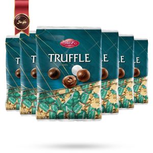 6 بسته شکلات پذیرایی گرد ای بی کی ABK مدل ترافل فندقی Truffle Hazelnut وزن 1 کیلویی