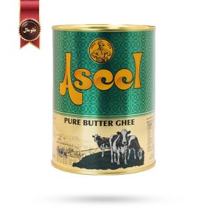 روغن جامد اصیل Aseel مدل حیوانی خالص Pure Butter Ghee حجم 800 میلی‌ لیتر (اورجینال)