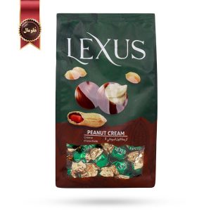 شکلات توپی اِی‌اِن‌اِل لکسوس ANL Lexus مدل با مغز کرم بادام زمینی Peanut Cream وزن 200 گرم (اورجینال)