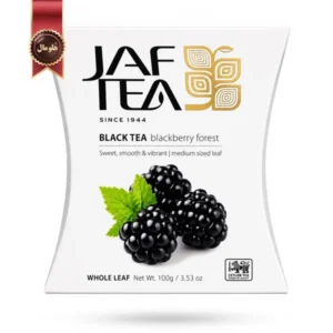 چای سیاه میوه ای جف تی JAF TEA مدل جنگل شاه توت Blackberry Forest وزن 100 گرم (اورجینال)