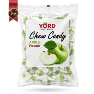 تافی جویدنی یورد YORD مدل سیب چوی کندی Chew Candy Apple وزن 200 گرم (اورجینال)